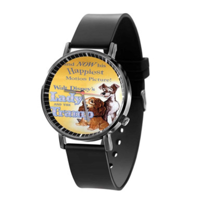 Disney Lady and The Tramp Arts Unisex Quartz Watch With Premium Gift Box