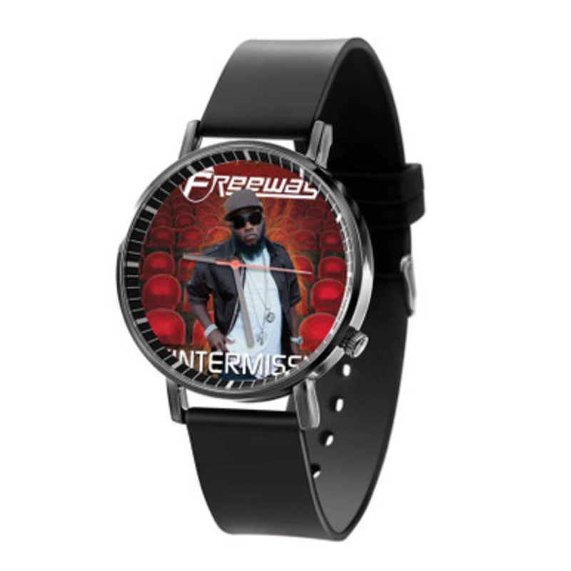 Freeway Black Quartz Watch With Premium Gift Box for Unisex