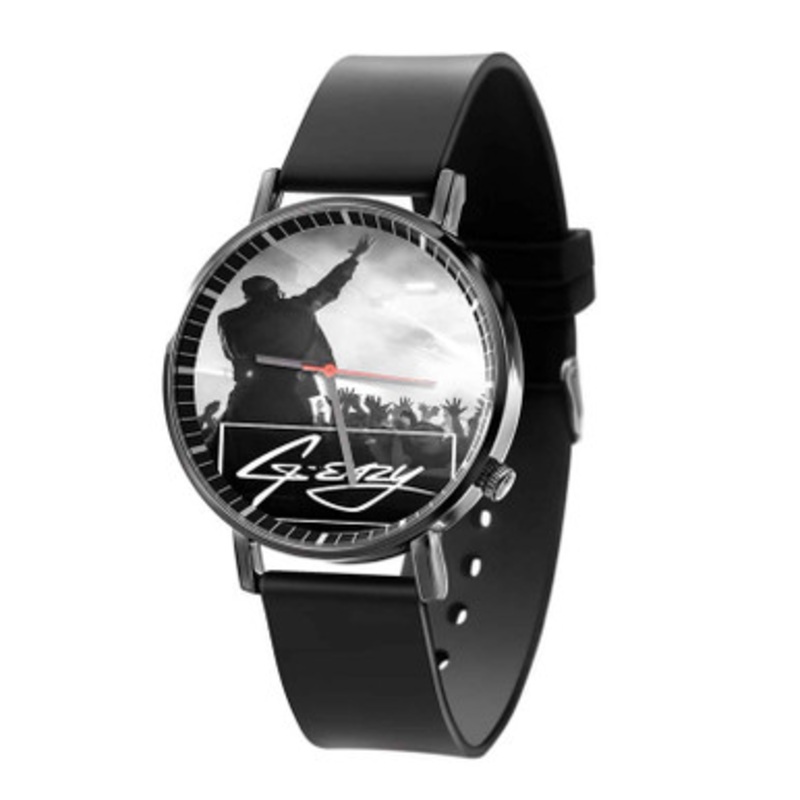 G Eazy Concert Music Black Quartz Watch Unisex With Premium Gift Box