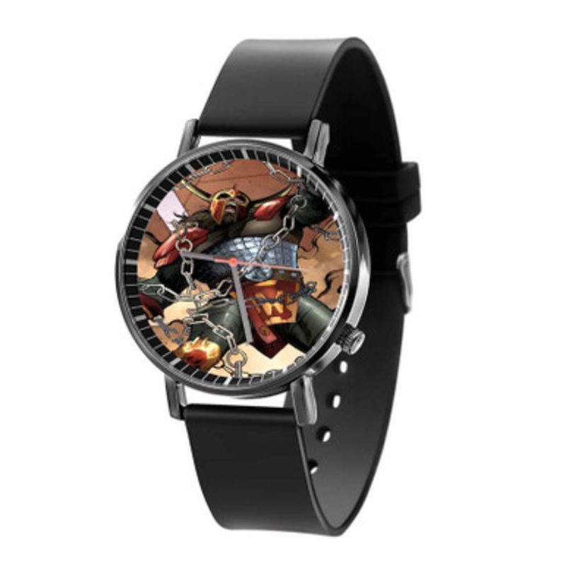 Heimdall Marvel Superheroes Unisex Black Quartz Watch With Premium Gift Box