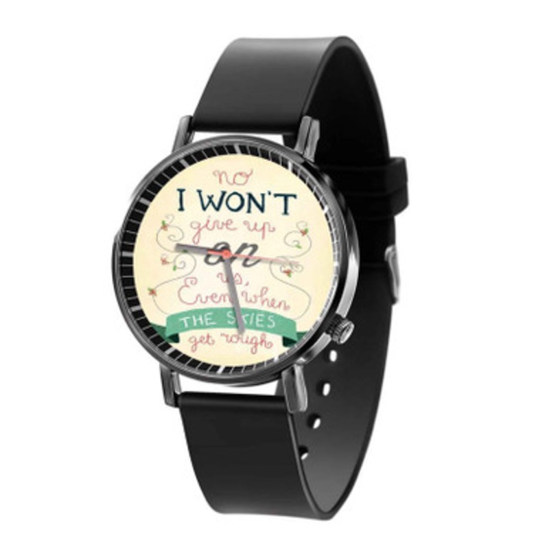Jason Mraz I Won t Give up Black Quartz Watch Unisex With Premium Gift Box
