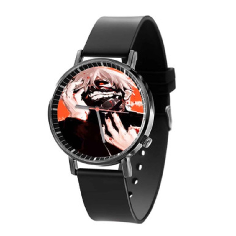 Kaneki Ken Tokyo Ghoul Art Black Quartz Watch Unisex With Premium Gift Box