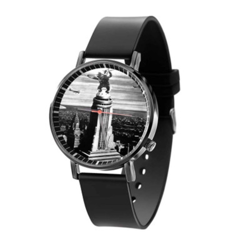 King Kong Unisex Black Quartz Watch With Premium Gift Box