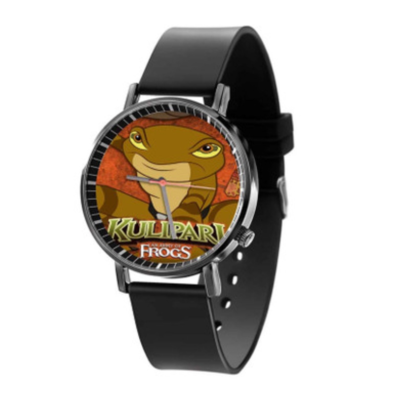 Kulipari An Army of Frogs Black Quartz Watch With Premium Gift Box for Unisex