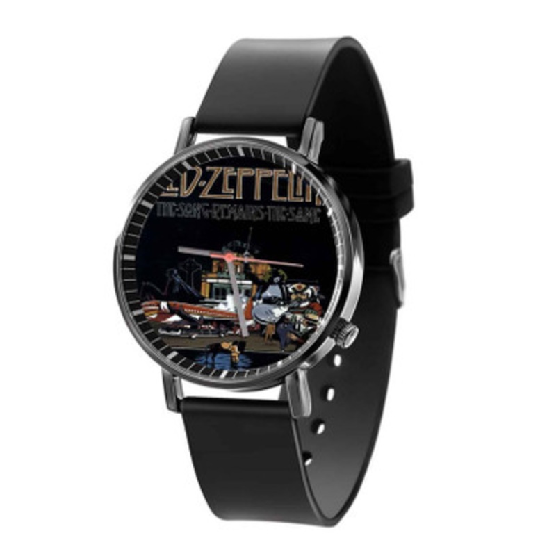 Led Zeppelin The Song Remains The Same Black Quartz Watch Unisex With Premium Gift Box