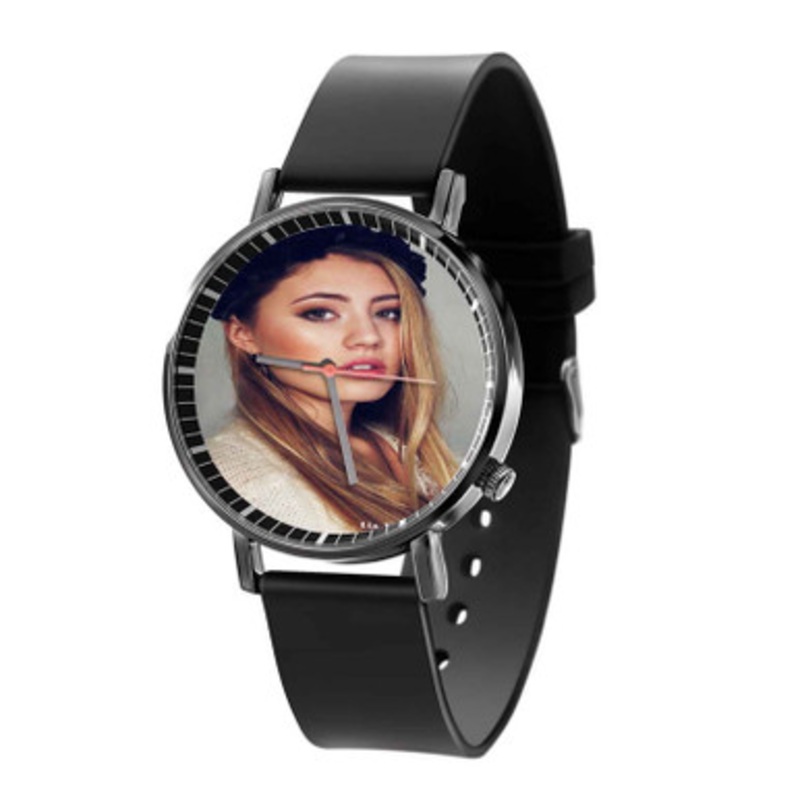 Lia Marie Johnson Black Quartz Watch With Premium Gift Box for Unisex