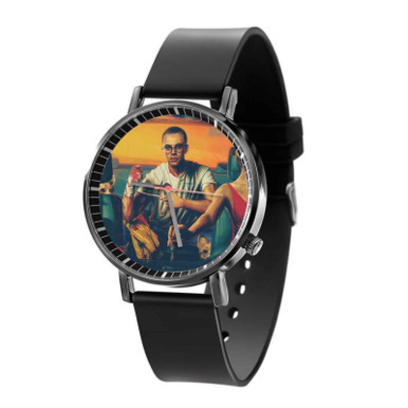 Logic Bobby Tarantino II Art Black Quartz Watch Unisex With Premium Gift Box