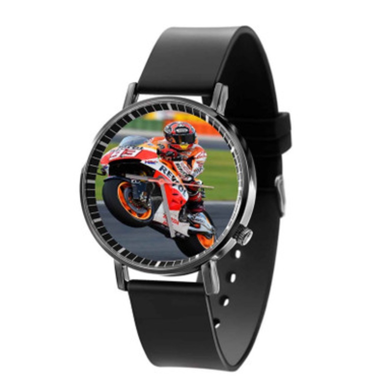 Marc Marquez 93 Honda Repsol Unisex Black Quartz Watch With Premium Gift Box