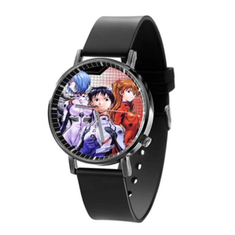 Neon Genesis Evangelion Unisex Black Quartz Watch With Premium Gift Box