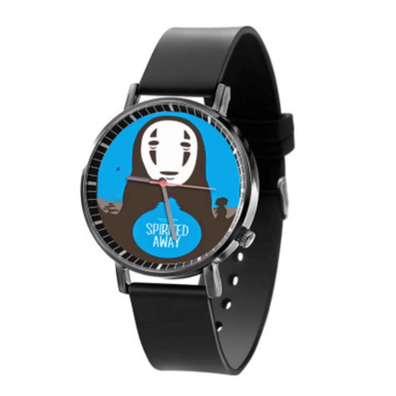 No Face Spirited Away Arts Black Quartz Watch Unisex With Premium Gift Box