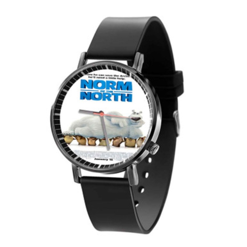 Norm of The North Black Quartz Watch Unisex With Premium Gift Box