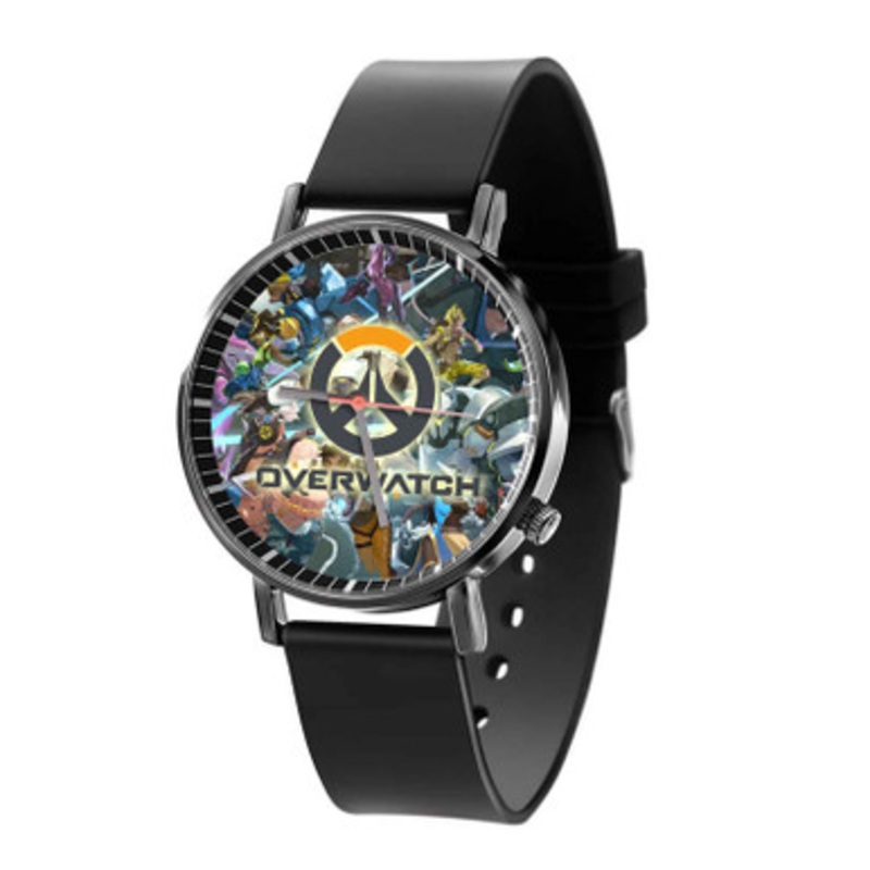 Overwatch Black Quartz Watch Unisex With Premium Gift Box