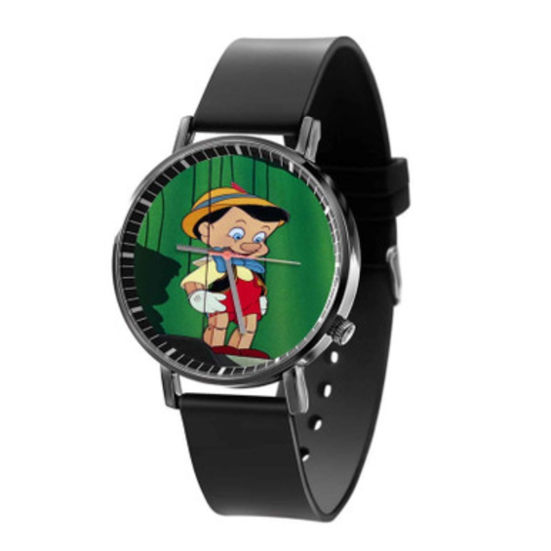 Pinocchio Disney 1940 Unisex Black Quartz Watch With Premium Gift Box