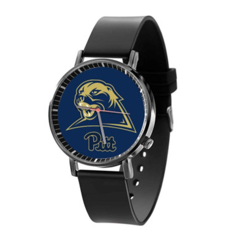 Pittsburgh Panthers Black Quartz Watch Unisex With Premium Gift Box