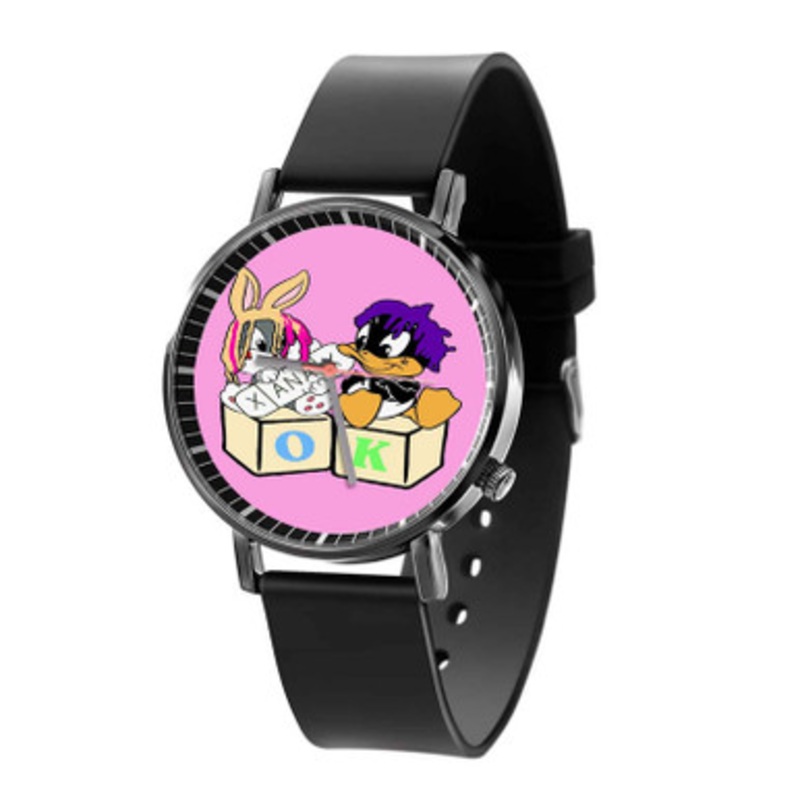 Smokepurpp Feat Lil Pump OK Black Quartz Watch Unisex With Premium Gift Box