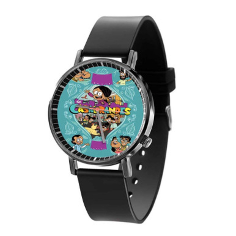 The Casagrandes Black Quartz Watch With Premium Gift Box for Unisex