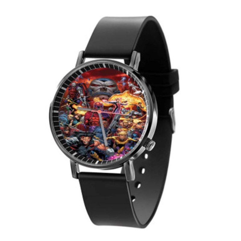 Age of Apocalypse Marvel Comic Black Quartz Watch Unisex With Premium Gift Box