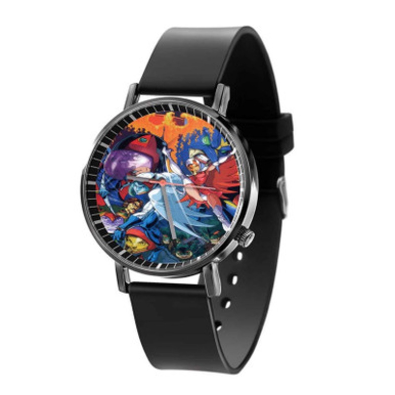Battle of the Planets Black Quartz Watch Unisex With Premium Gift Box