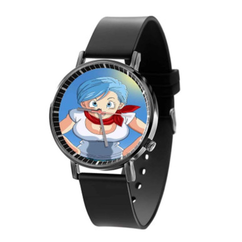 Bulma Dragon Ball Anime Black Quartz Watch Unisex With Premium Gift Box