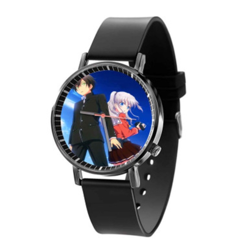 Charlotte Black Quartz Watch Unisex With Premium Gift Box