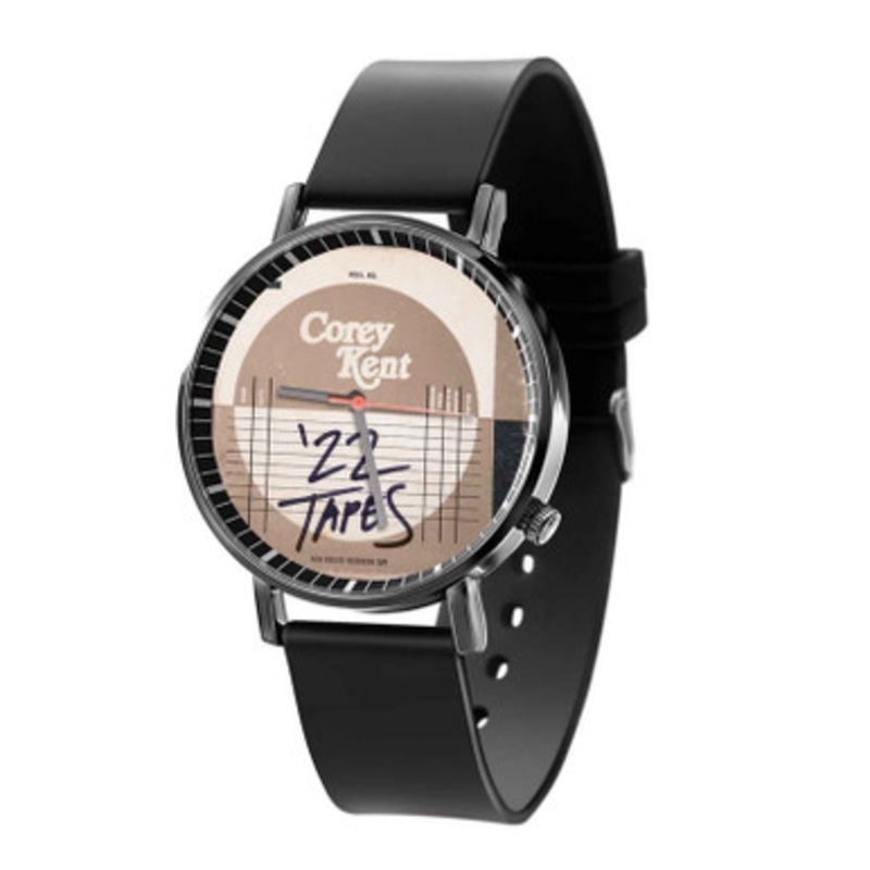 Corey Kent Postcard Black Quartz Watch With Premium Gift Box for Unisex