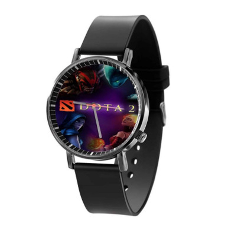 Dota 2 Games Black Quartz Watch Unisex With Premium Gift Box