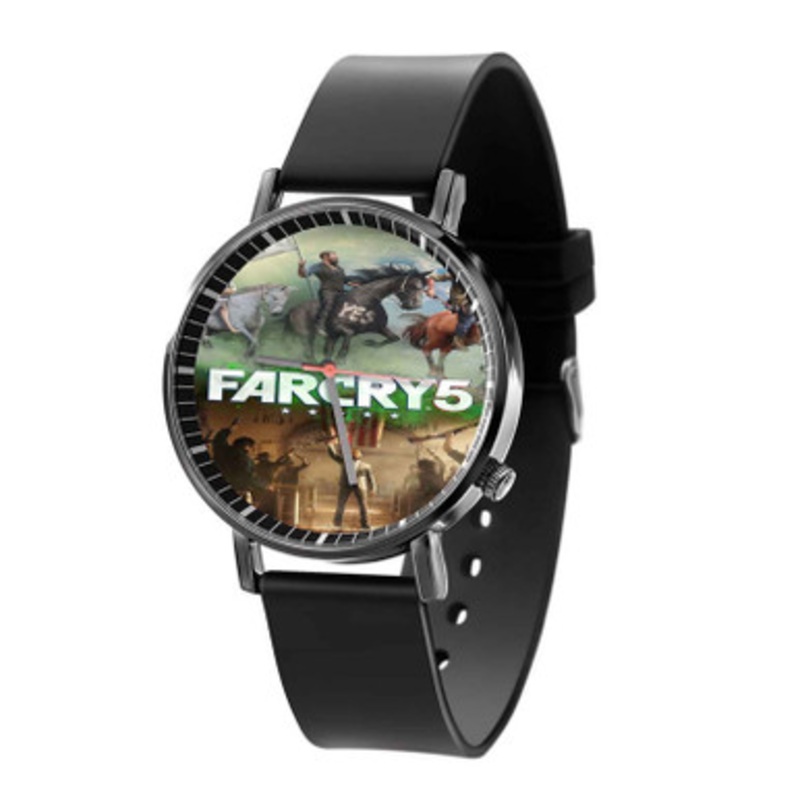 Far Cry 5 Arts Black Quartz Watch With Premium Gift Box for Unisex