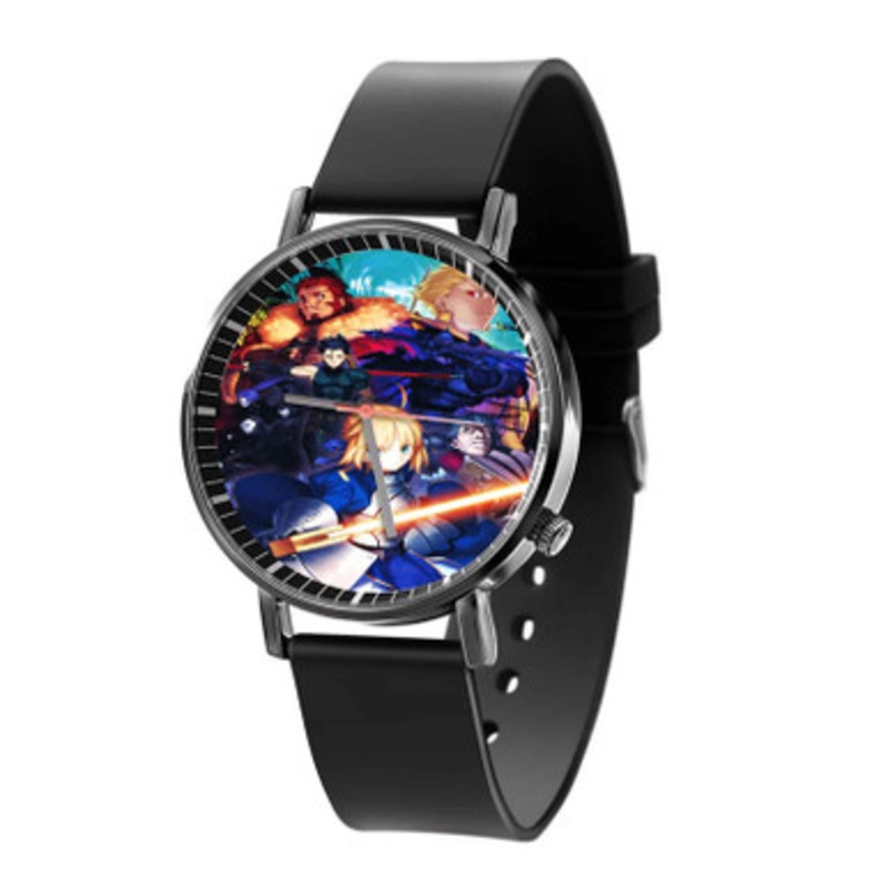 Fate Zero Unisex Black Quartz Watch With Premium Gift Box