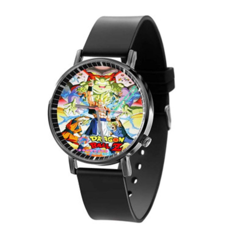 Goku and Vegeta Fusion Dragon Ball Z Black Quartz Watch Unisex With Premium Gift Box