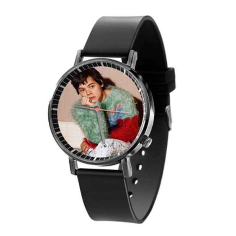 Harry Styles Music Black Quartz Watch Unisex With Premium Gift Box