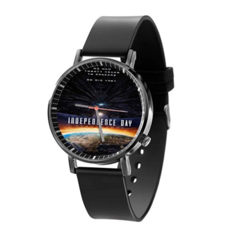 Independence Day Resurgence Unisex Black Quartz Watch With Premium Gift Box