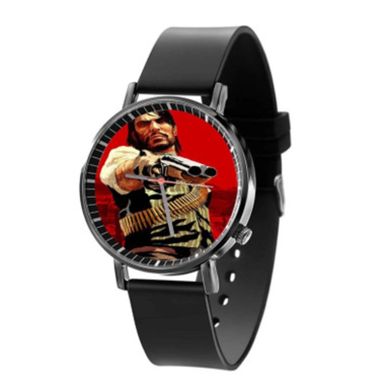 John Marston Red Dead Redemption Unisex Black Quartz Watch With Premium Gift Box