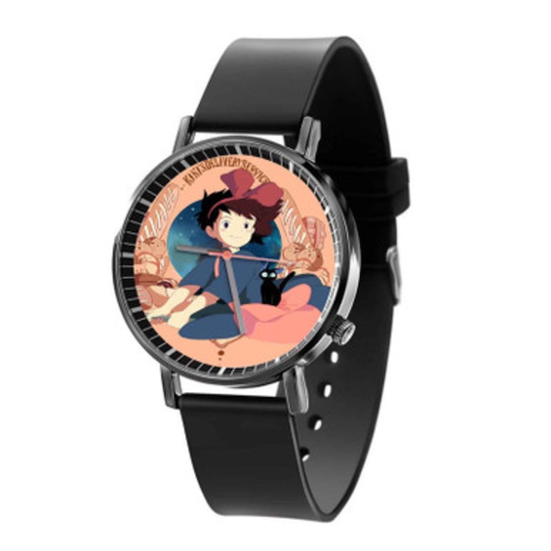 Kiki s Delivery Service Studio Ghibli Great Unisex Black Quartz Watch With Premium Gift Box