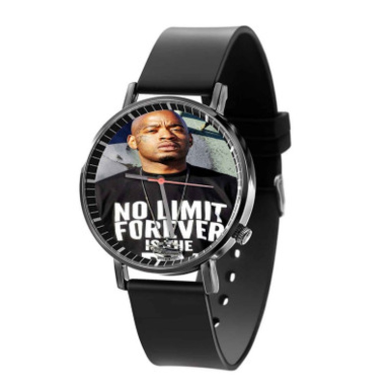 Krazy Black Quartz Watch With Premium Gift Box for Unisex