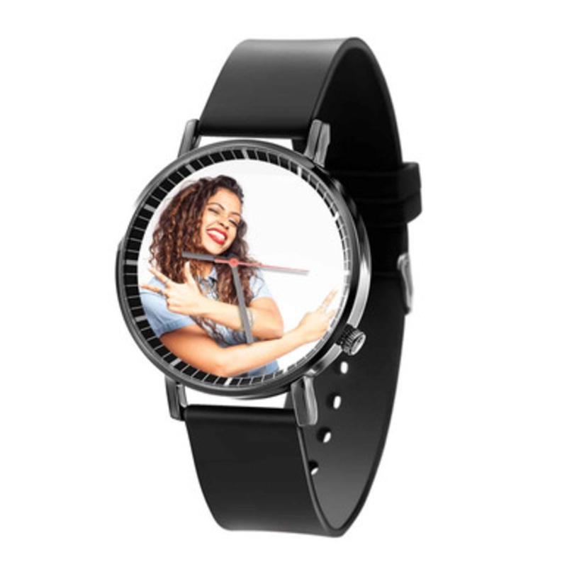 Liza Koshy Black Quartz Watch Unisex With Premium Gift Box