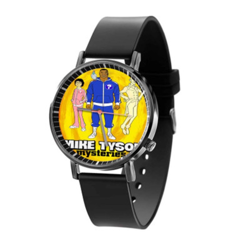 Mike Tyson Mysteries Black Quartz Watch Unisex With Premium Gift Box