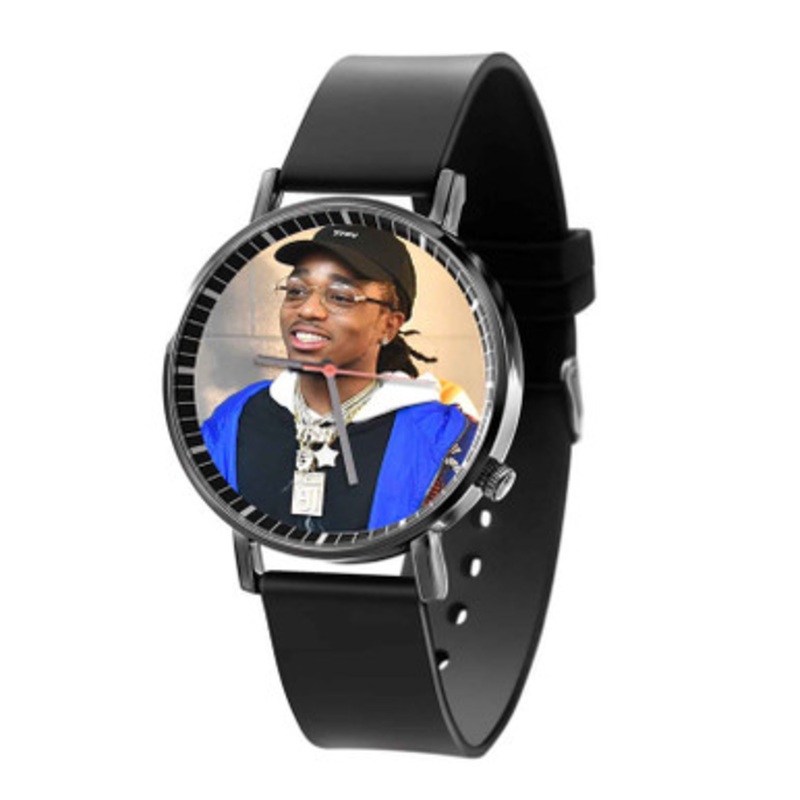 Quavo Black Quartz Watch Unisex With Premium Gift Box
