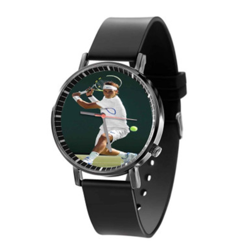 Rafael Nadal Tennis Arts Black Quartz Watch Unisex With Premium Gift Box
