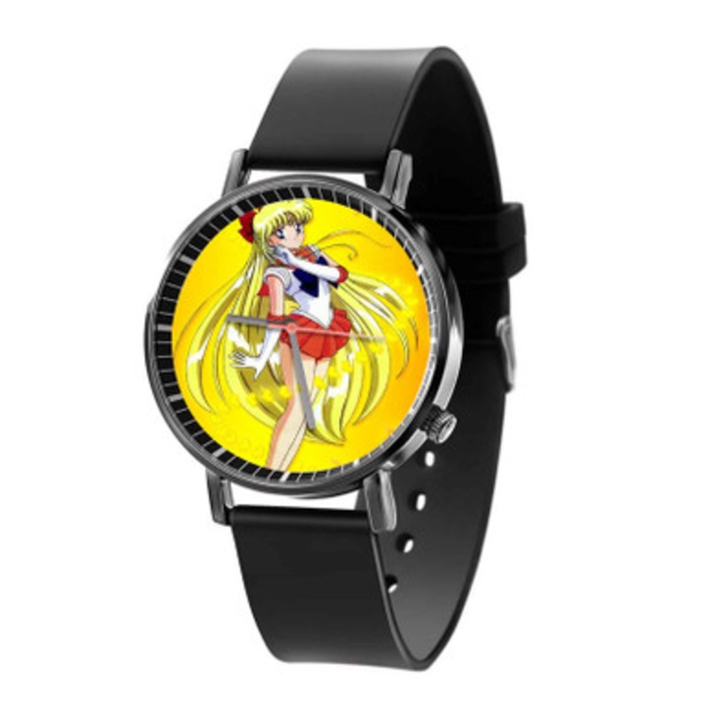 Sailor Venus Black Quartz Watch Unisex With Premium Gift Box