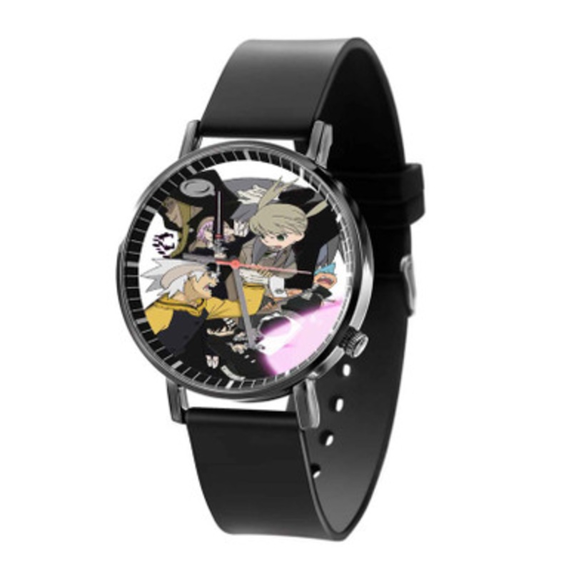 Soul Eater Art Black Quartz Watch Unisex With Premium Gift Box