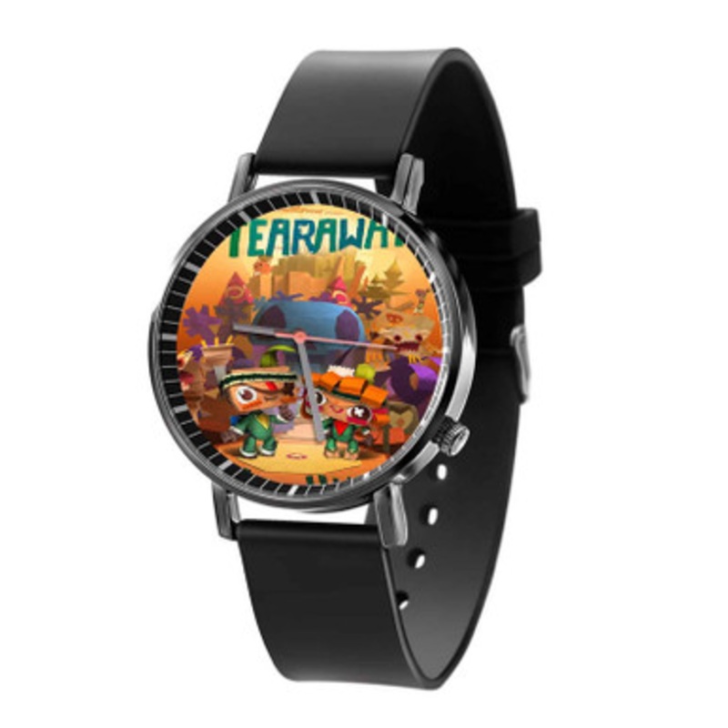 Tearaway Unfolded Art Unisex Black Quartz Watch With Premium Gift Box