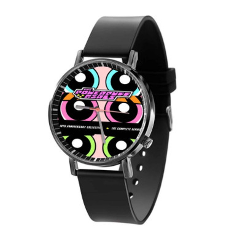 The Powerpuff Girls Black Quartz Watch Unisex With Premium Gift Box