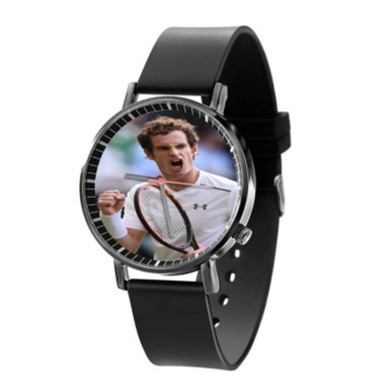 Andy Murray Great Unisex Black Quartz Watch With Premium Gift Box