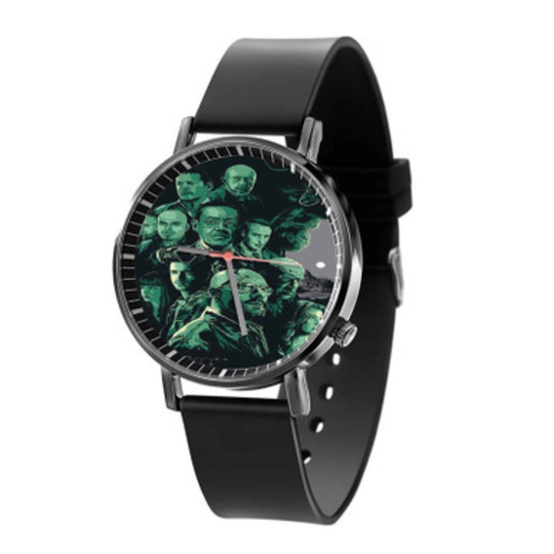 Breaking Bad Characters Black Quartz Watch Unisex With Premium Gift Box
