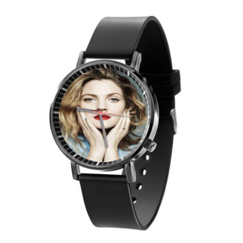Drew Barrymore Black Quartz Watch Unisex With Premium Gift Box