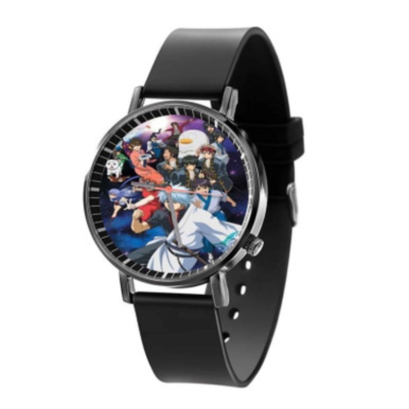 Gintama Art Black Quartz Watch Unisex With Premium Gift Box