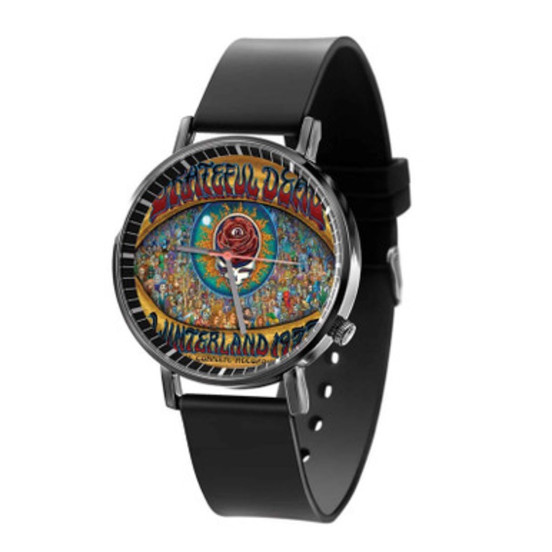 Grateful Dead Winterland 1973 Unisex Black Quartz Watch With Premium Gift Box