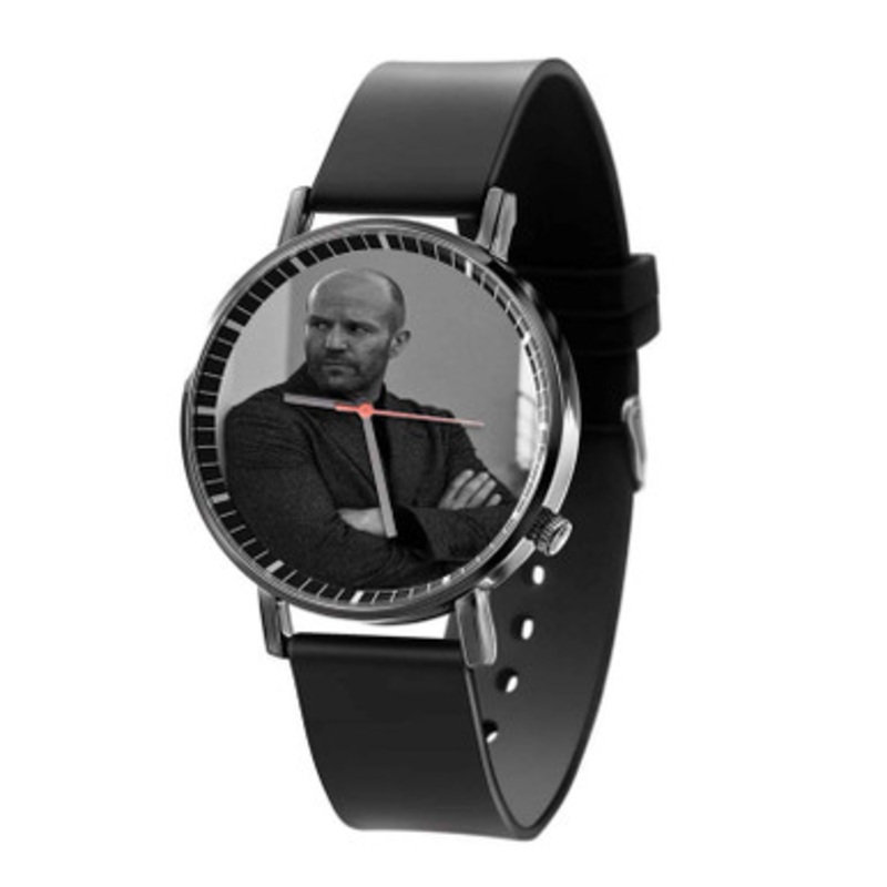 Jason Statham Black Quartz Watch Unisex With Premium Gift Box