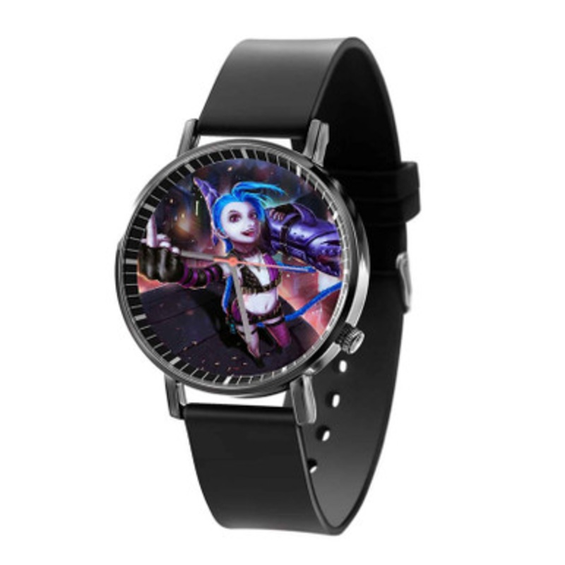 Jinx League of Legends Great Unisex Black Quartz Watch With Premium Gift Box