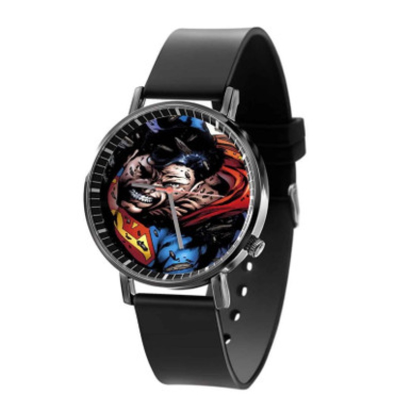 Kal EL Man Of Steel Superman War Unisex Black Quartz Watch With Premium Gift Box